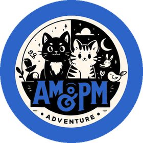 問問貓 AM&PM LOGO