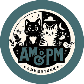 問問貓 AM&PM LOGO